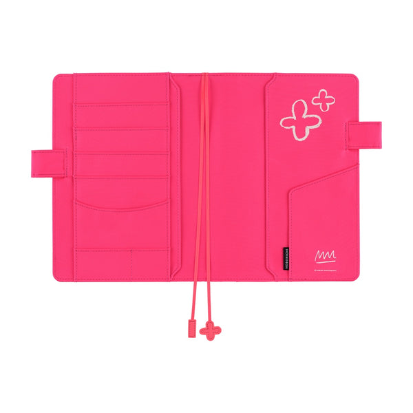 Hobonichi A5 Cover - Makoto Katsubayashi: Pink Flowers