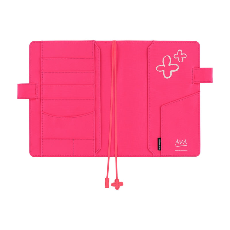 Hobonichi A5 Cover - Makoto Katsubayashi: Pink Flowers