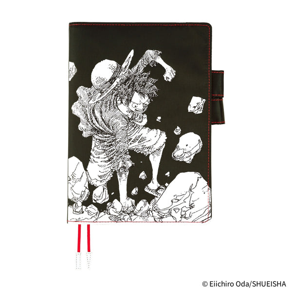 Hobonichi A5 Cover - ONE PIECE magazine: Straw Hat Luffy (Black)