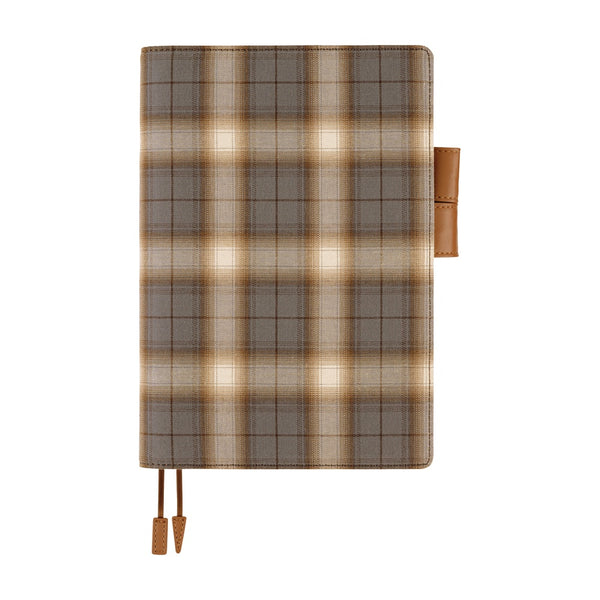 Hobonichi A5 Cover - Shirt Fabric: Foggy Plaid