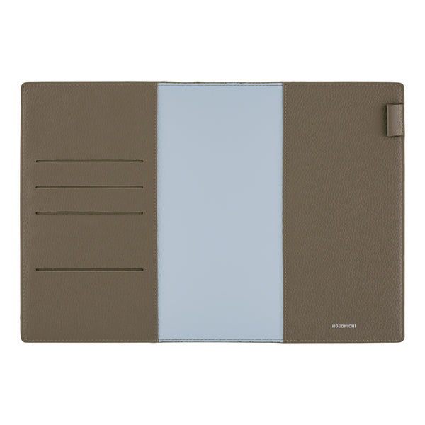 Hobonichi A5 Cover - Taut (Gray & Light Blue)