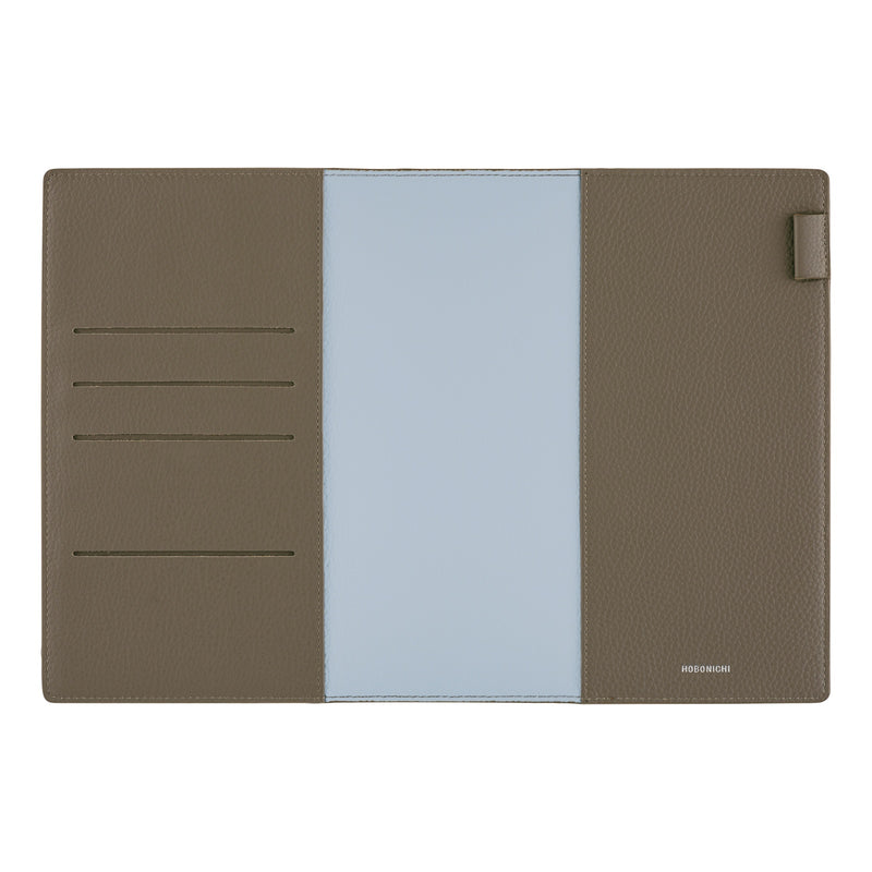 Hobonichi A5 Cover - Taut (Gray & Light Blue)