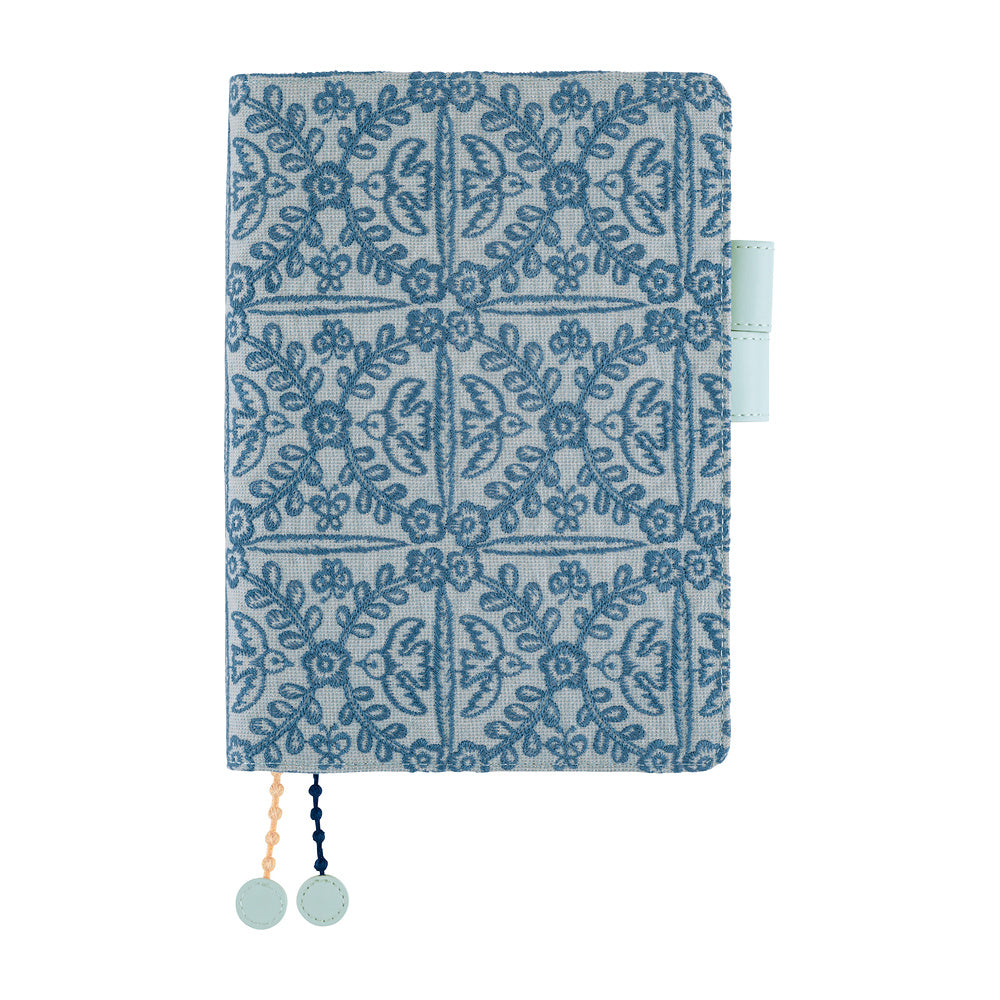 Hobonichi Techo A5 Cousin Cover - mina perhonen: felice (Blue)