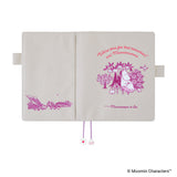 Hobonichi Techo A5 Cousin Cover - Moomin: My Yard (Pink Grey)