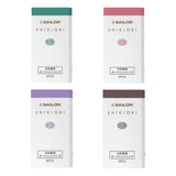 Sailor Shikori Sansui 'Four Seasons' Ink Cartridges - Set of 3