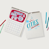 Hunter Paper Co 2025 Cities Letterpress A4 Calendar