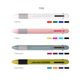 Livework Life & Pieces 4 Colour Gel Pen 0.4mm