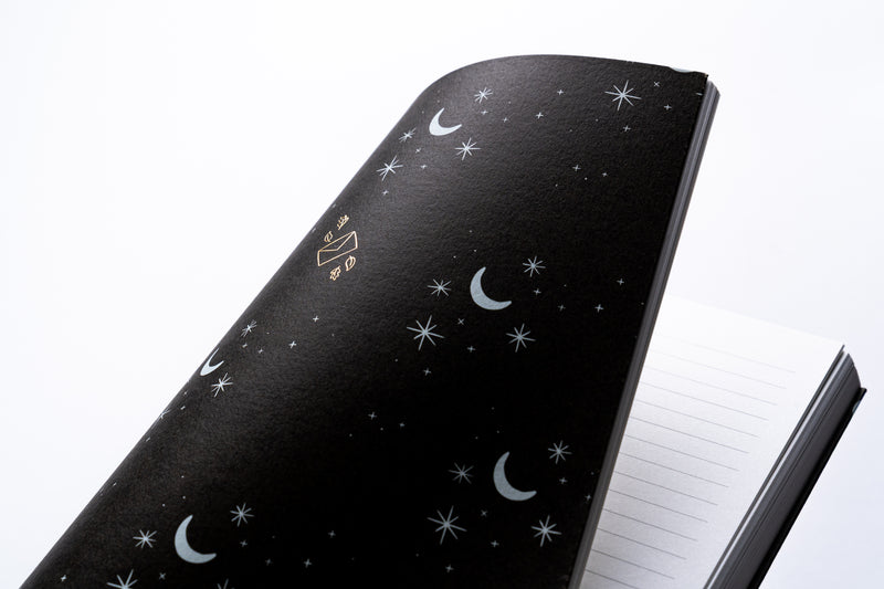 Hunter Paper Co. Moons  A5 Lined Notebook