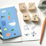 Cozyca A6 Stamp Notebook - Life Objects