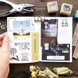 Cozyca A6 Stamp Notebook - Swan Forest