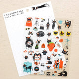 Hyogensha - Cozyca Stickers - Robin the Black Cat Vol.1