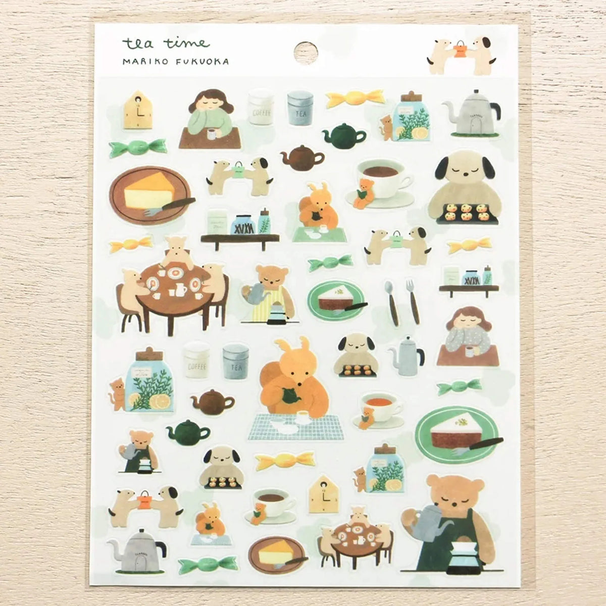 Hyogensha - Cozyca Stickers - Tea Time