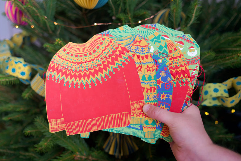East End Press Christmas Jumpers Sewn Garland
