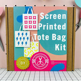 Edinburgh Craft Club Screen Print A Tote With An Embroidery Hoop Kit