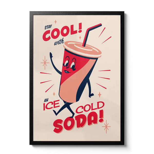 Snack Pack Soda Giclée A3 Art Print