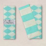 Luxury Patterned Tissue Paper Gift Wrap - Butter & Mint
