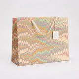Hand Marbled Celebration Large Gift Bags - Bouquet Design