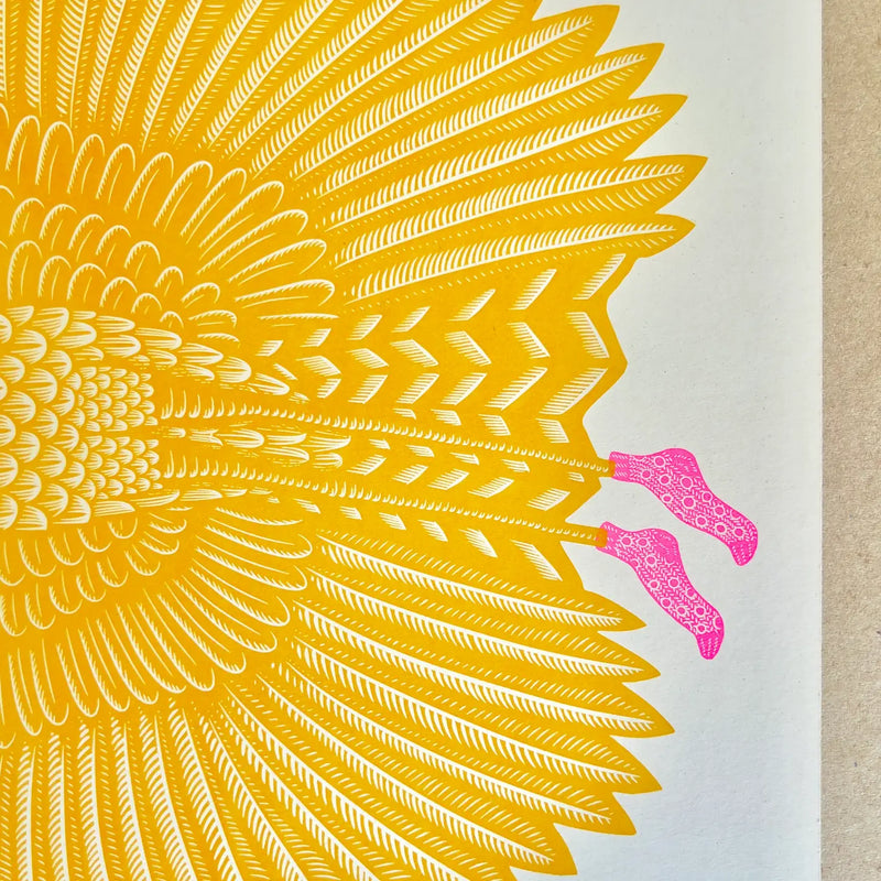 Feelin' Fly A3 Riso Print