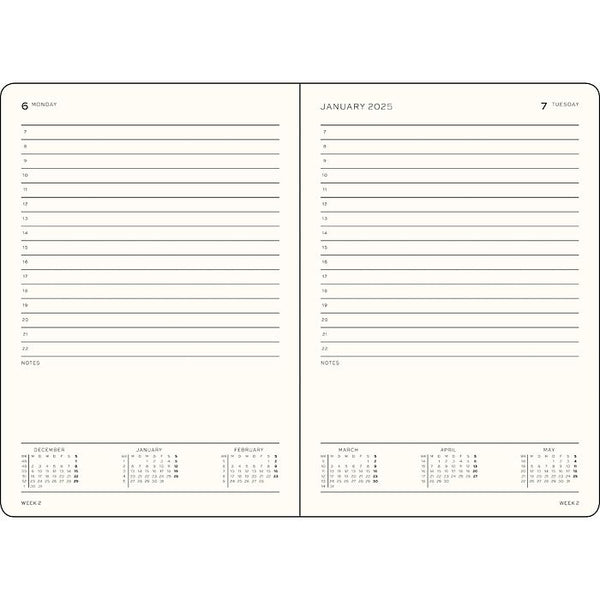 Leuchtturm 2025 Hardcover Diary - Daily Planner A5