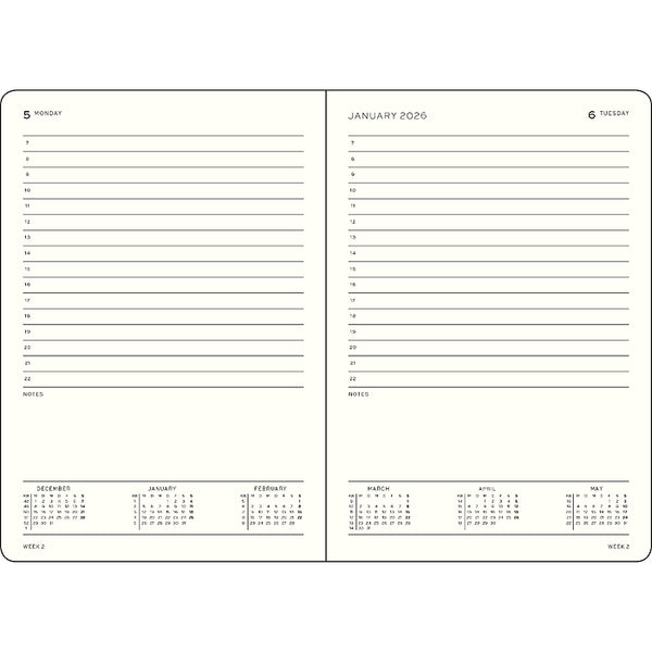 Leuchtturm 2026 Hardcover Diary - Daily Planner A4