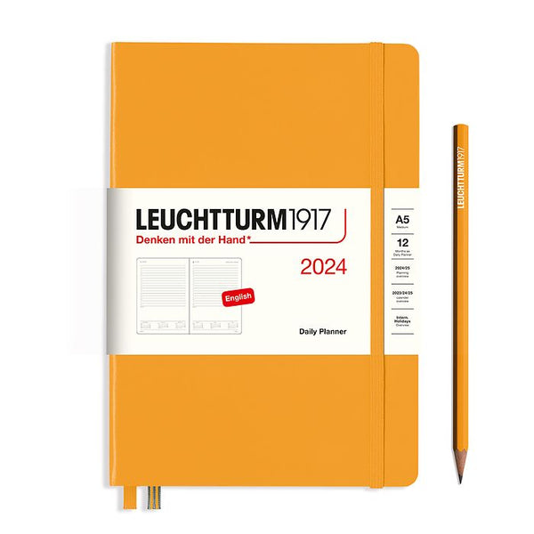 Leuchtturm1917 Medium (A5) Notebook, 251 pages, Dotted, Rising Sun by  Leuchtturm