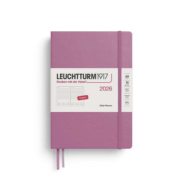 Leuchtturm 2026 Hardcover Diary - Daily Planner A5 (Lined)