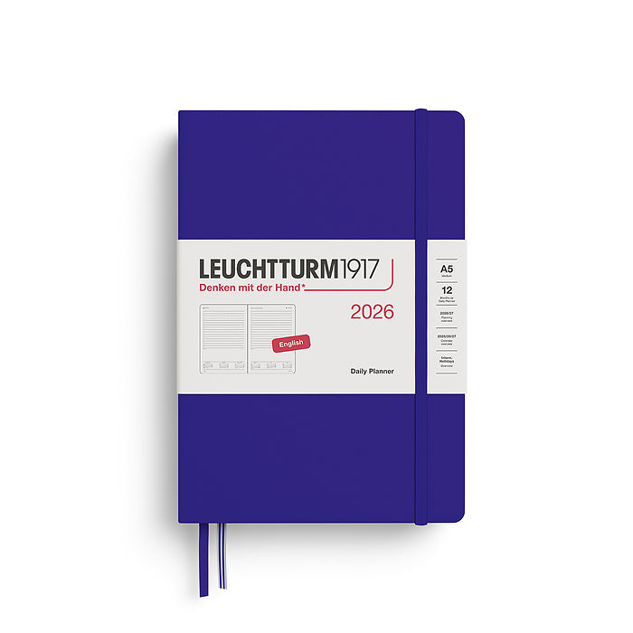 Leuchtturm 2026 Hardcover Diary - Daily Planner A5 (Lined)
