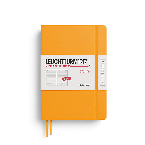 Leuchtturm 2026 Hardcover Diary - Daily Planner A5 (Lined)