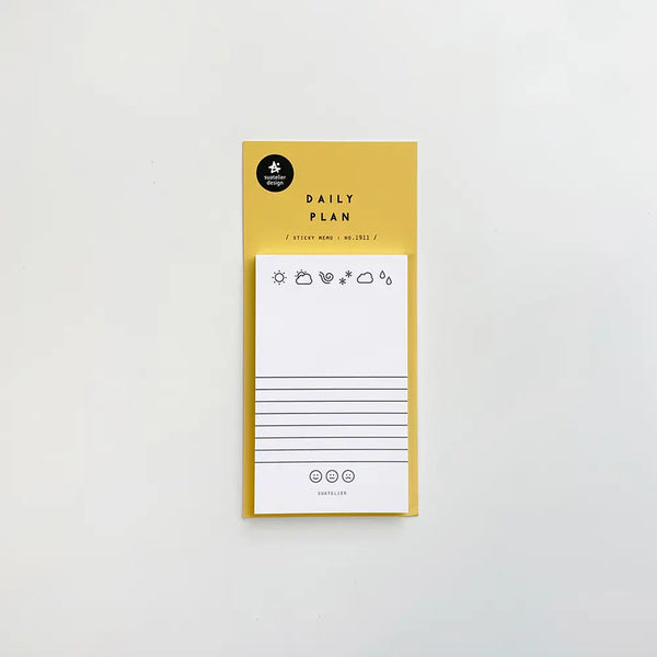 Suatelier Sticky Notes Daily Plan 08 No. 1911
