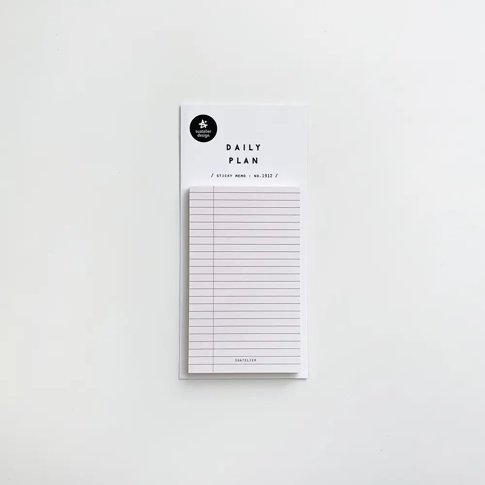 Suatelier Sticky Notes Daily Plan 09 No 1912