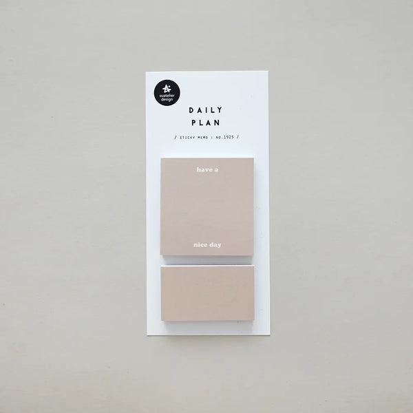 Suatelier Sticky Notes Daily Plan 19 No. 1925