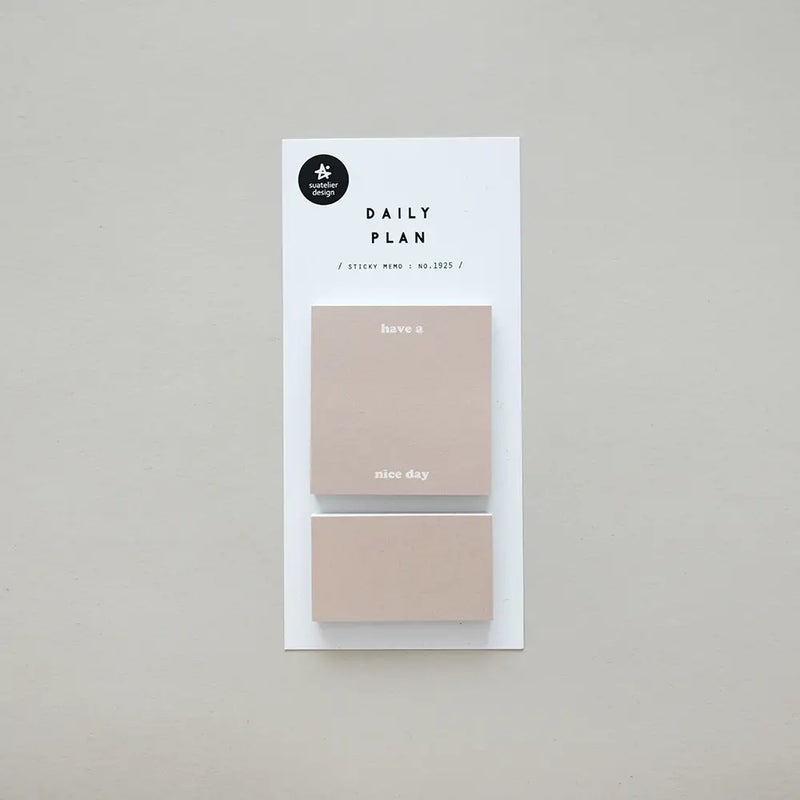Suatelier Sticky Notes Daily Plan 19 No. 1925