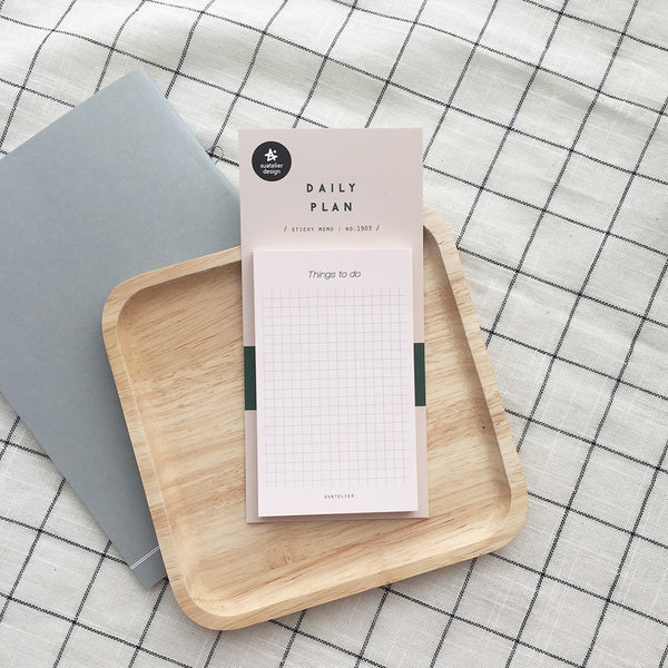 Suatelier Sticky Notes Daily Plan 03 No. 1903