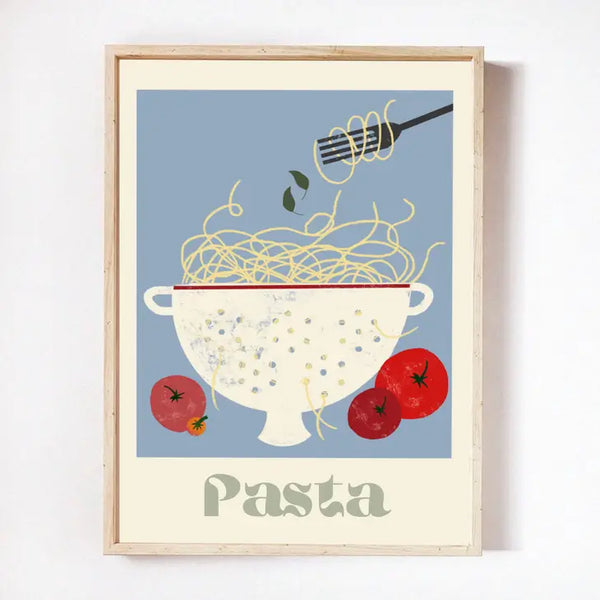 Pasta Art Print A4