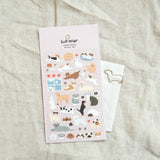 Suatelier Dog Stickers no.1073 Arrr