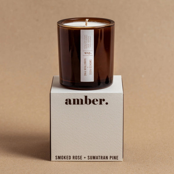 Wxy Smoked Rose & Sumatran Pine 5oz Candle