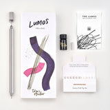 Tom's Studio The Lumos Pro Duo Refillable Multi-Tip Pen Titanium