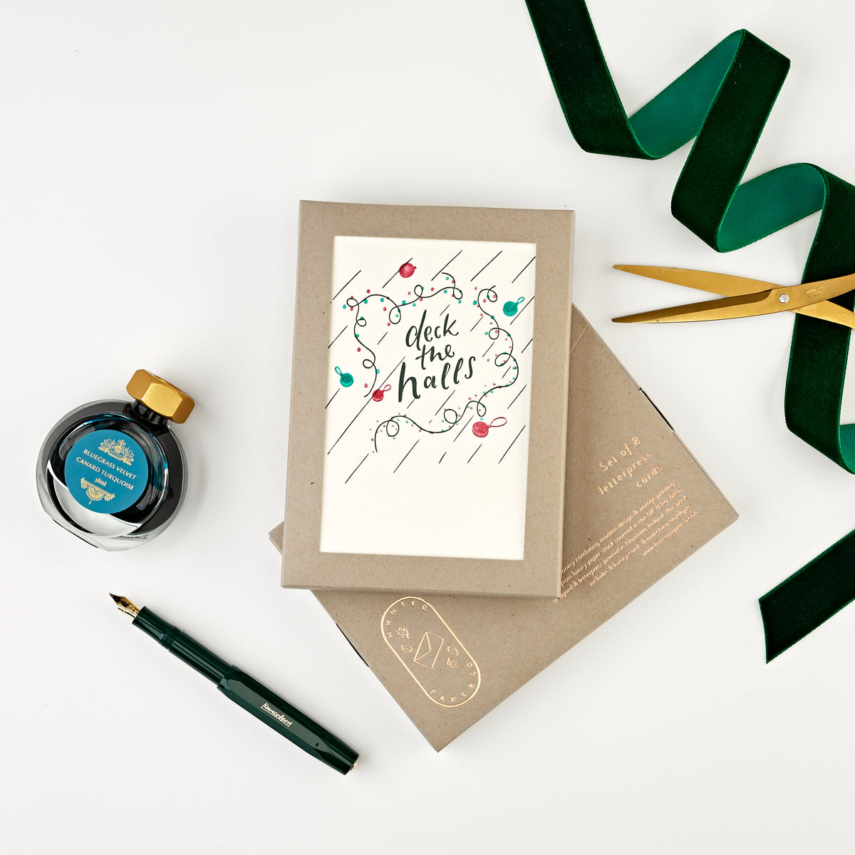 Deck The Halls Christmas Pack of 8 Cards