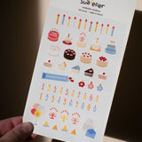 Suatelier Cake Stickers no.1113 Cake Is Here!