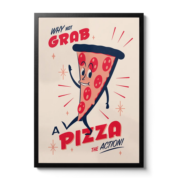 Pizza the Action A3 Art Print