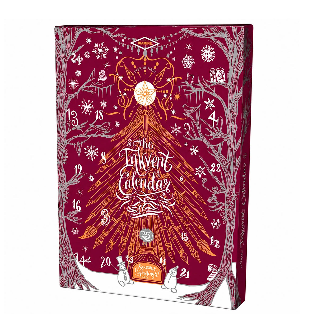 Diamine 2026 InkVent Calendar Burgundy Edition - Pre-order