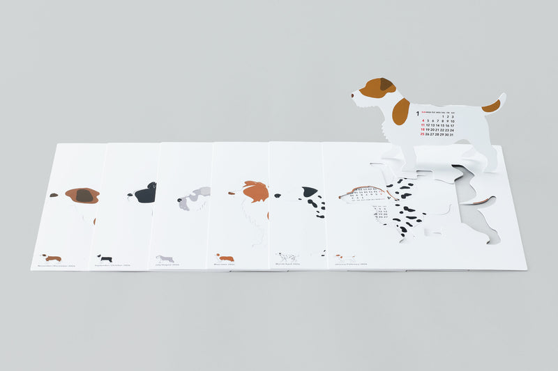 Good Morning Dogs 2026 3D Desk Calendar