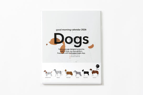 Good Morning Dogs 2026 3D Desk Calendar