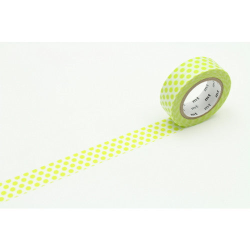 MT Dot Lime Washi Tape