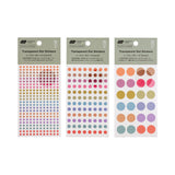 TSUKI no IRO: Transparent Dot Stickers