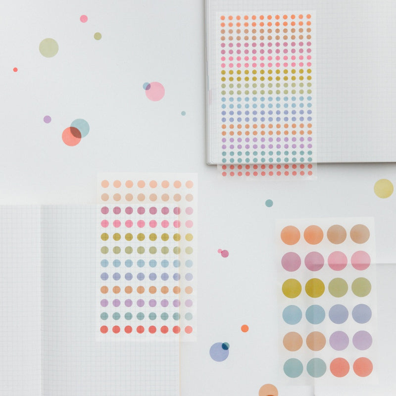 TSUKI no IRO: Transparent Dot Stickers