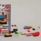 Iwako Puzzle Erasers - Block Vehicle Land Set