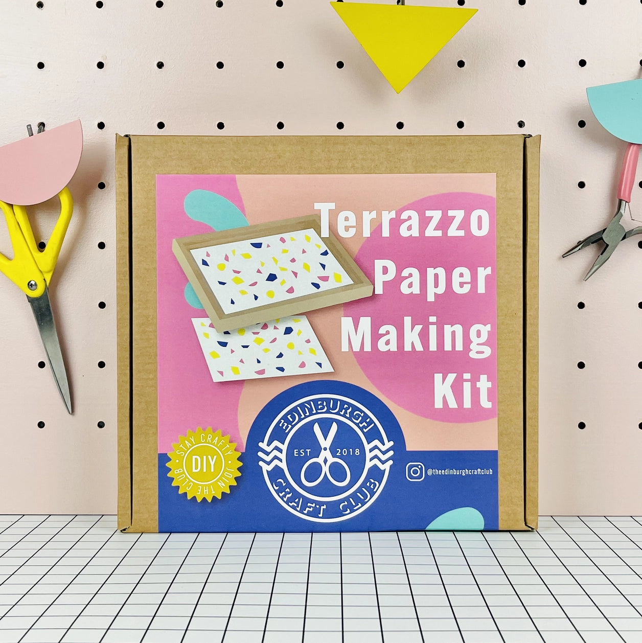 Edinburgh Craft Club Terrazzo Paper Making Kit, $25.44