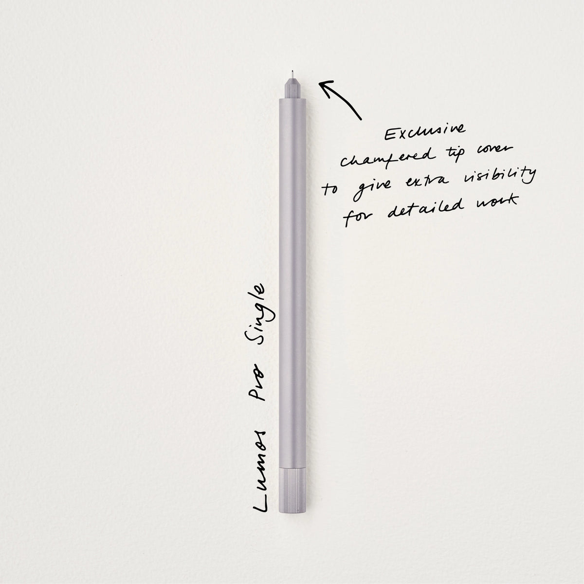 Tom's Studio The Lumos Pro Refillable Single Tip Pen Titanium