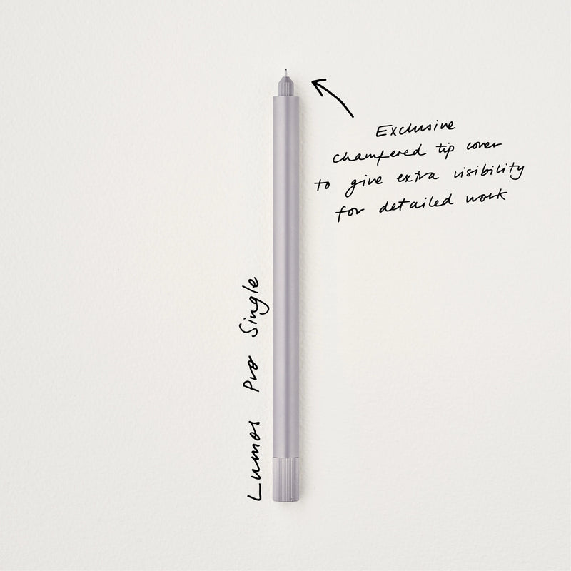 Tom's Studio The Lumos Pro Refillable Single Tip Pen Titanium